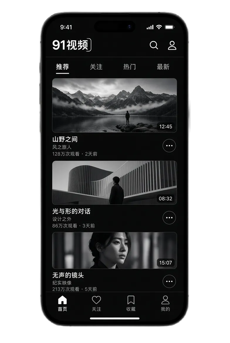 91视频APP移动浏览视觉